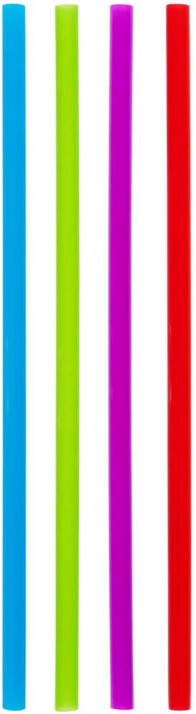 Plastic Drinking Straws, 250 Count BPA-Free Multi-Colored Disposable Plastic Straws 8.25" Long, Assorted - DuraHome (250 Pack): Kitchen & Dining