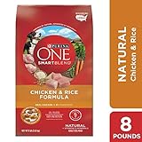 Purina ONE Natural Dry Dog Food, SmartBlend Chicken & Rice Formula - 8 lb. Bag