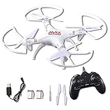RC Helicopter Drone Quadcopter 2.4Ghz 6-Axis Gyro 4 Channels with Altitude Hold, Best Choice for Drone Starter Training with Bonus Battery, Full Size, Without Camera