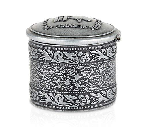 Floral Metal Stamp Coil Dispenser / Stamp holder