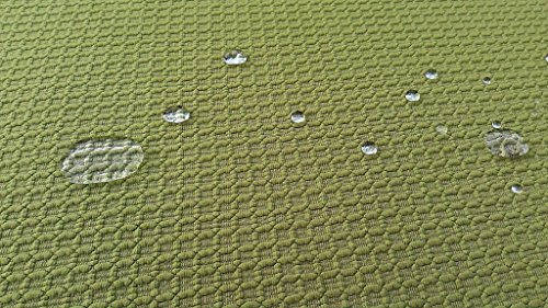 Waterproof Dining Bench Cover Protector - Perfect For Kids, Elderly, Restaurants, Party, Home - Machine Washable, Stretchy, Snugly Fit, Premium Quality, Clean the Mess Easily (49x17, green)