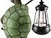 Funny Country Turtle W/ Lantern Statue Outdoor Figure