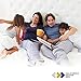 California Design Den King Size Fitted Sheets, Deep Pocket Soft 400 Thread Count 100% Cotton, No Pop-Off Elastic, Durable Sateen Weave Sheet Only (King, Light Grey)