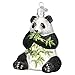 Old World Christmas Ornaments: Panda Glass Blown Ornaments for Christmas Tree