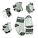 CZCCZC Baby Toddler Non-skid Anti Slip Skid foot Socks Baby Footsocks Sneakers (Style 7(6 Pairs))