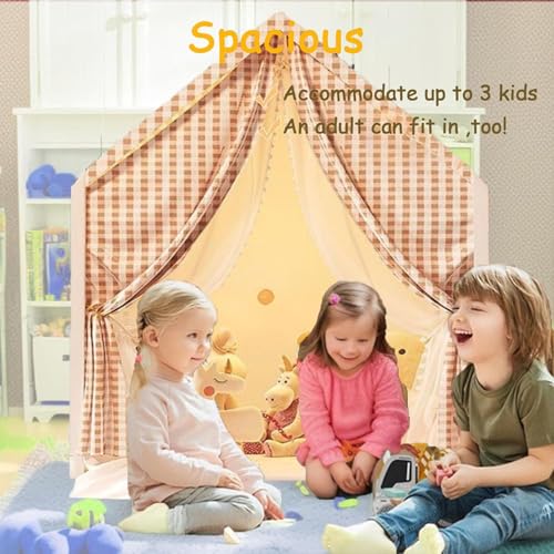 Kids Tent, Princess Tent, Kids Play Cloth, Princess Castle Tent, Indoor and Outdoor Playhouse, Tent for Boys Girls