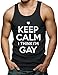 Keep Calm I Think I'm Gay Men's Tank Top T-shirt