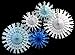 5-Piece Tissue Snowflake Decorations, Winter Mix, White & Blue (15-22 Inch)