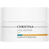 Christina Line Repair Complete Renewal Cream with Glycolic Acid | Anti-Aging AHA Face Repair Cream | Aquaderm Complex for Wrinkle Reduction, Elasticity Boost, and Even Skin Tone 50ml
