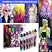 Philonext Temporary Hair Chalk Set, Colorful Hair Chalk Pens, Temporary Non-Toxic Portable Hair Coloring Chalk for Girls, Great Birthday Gifts Present for Girls (6 Pcs)