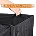 Mounteen Cooler Cart Cover Universal Heavy Duty Waterproof UV Resistant Perfect for Patio and Rolling Cooler, Suitable for 80QT Cooler Cart, Black