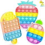 IDJWVU Pop Fidget Toys It 3 Pack,Silicone Push