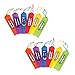U.S. TOYS 24 Assorted Comic Book Super Hero Themed Ribbon Awards - Two Packs of 12 Ribbons