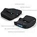 L'ALYSSE Memory Foam Seat Cushion Designed for More Comfort! Premium Coccyx Sciatica Orthopedic, for Tailbone and Lower Back Pain (black)