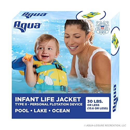 Aqua LEISURE Aqua US Coast GuardApproved, Type II Infant Life Jacket