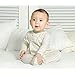 COBROO 100% Cotton Baby Footie Sleepers Pajamas with Mitten cuffs Long Sleeves Ties Closure Baby Girl/Boy Outfits 0-3 Months