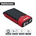 SUAOKI T10 400A Peak 12000 mAh Car Jump Starter Power pack and Dual USB Power Bank with LED Flashlight for Truck Motorcycle Boat Automotive