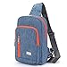 TINYAT Sling Canvas Bag Shoulder Chest Pack Casual Crossbody Travel Shoulder Bag for Women Men T601