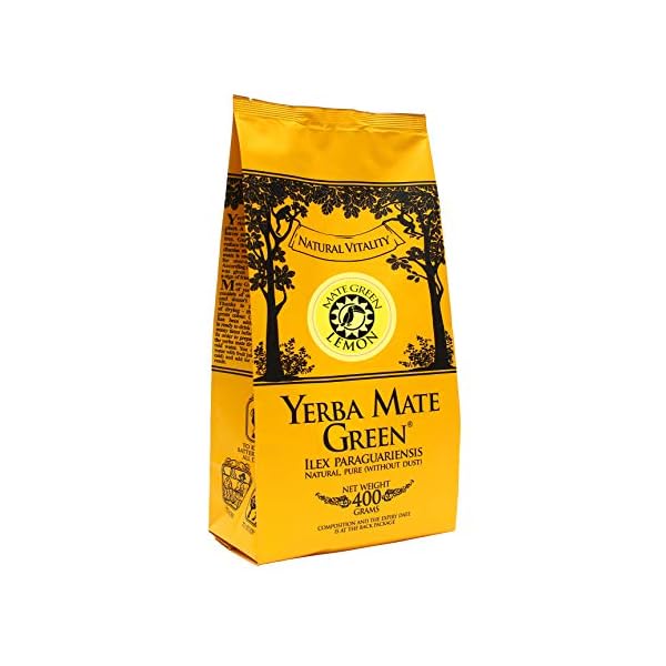 Mate Green Mate Tee Set | Yerba Lemon mit Zitronengeschmack + natürliche Kalebasse (Mate Tee Becher) + Bombilla… – Bild 4