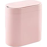 SYNCVIBE Bathroom Trash Can with Lid 2 Gallon Slim Motion Sensor Garbage Can Narrow Automatic Plastic Trash Bin for Bedroom, 