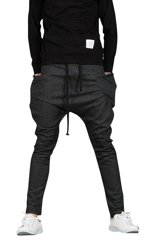 SportsWell Casual Harem Pants Joggers Mens Sweatpants Running Trousers for Men