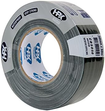 HPX VDLHPX5050S2 0.05 x 50 m Professional Cloth Tape - Silver