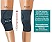 Yan-goo Knee Compression Sleeve Brace with Silicone Grip Gel, Best Support for Running, Training, Sports, Arthritis, Fitness, Meniscus Tear, Crossfit, Basketball & more Single Wrap