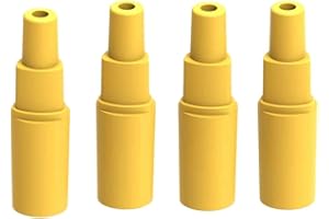 BabyValley New Version Backflow Adapter for Spectra S1, Spectra S2, Spectra 9 Plus Pump to Use with Medela Breastshield Parts; Connects Between Medela Flange and Spectra Backflow Protector (yellow4)