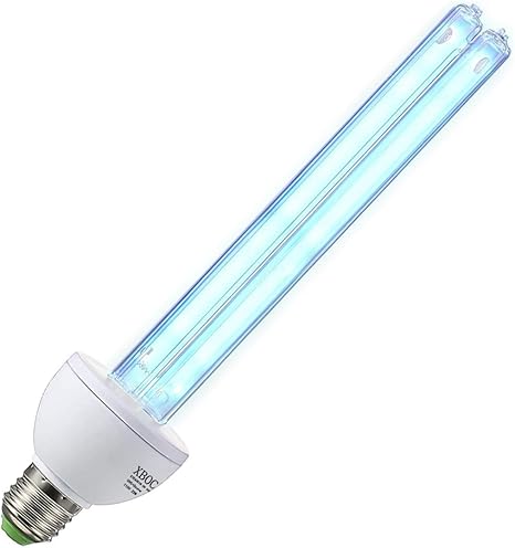 bombilla u v c con lampara de ozono de 25 w longitud de onda de 185 nm e26 rosca 110 v