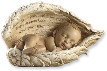 Joseph's Studio Guardian Angel Baby Figurine