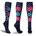 HLTPRO Compression Socks for Women and Men - Knee High Support Socks fit for Running, Nurses