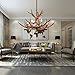 Antlers vintage Style Resin 6 light chandeliers 8688-6,Diameter 88CM Height 54CM antler chandeliers, from QIRUI Lighting