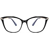FEISEDY Blue Light Blocking Glasses Computer Glasses Women Men Cateye TR90 Frame B2772