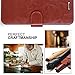 FYY Designed for iPhone SE Case 2022 (3rd Gen) / iPhone SE Case 2020 (2nd Gen) / iPhone 7 Case/iPhone 8 Case, Luxury PU Leather Wallet Phone Case with Card Holder Flip Kickstand Cover Dark Brown