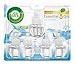 Air Wick plug in Scented Oil 5 Refills, Fresh Linen, (5x0.67oz), Same familiar smell of fresh laundry, New look, Packaging May Vary, Essential Oils, Air Freshener primary