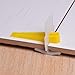 200PCS Tile Wedges Spacers Kit, WHOSEE Flooring Tile Leveling System, Tiling for Uneven Floor, Walls 100PCS Lippage Clips + 100PCS Wedges