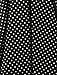 Dressystar Vintage Polka Dot Retro Cocktail Prom Dresses 50's 60's Rockabilly Bandage Black XXL