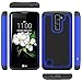 LG Tribute 5 Case, LG K7 Case, LK [Shock Absorption] Drop Protection Hybrid Dual Layer Armor Defender Protective Case Cover for LG Tribute 5 / LG K7, Blue
