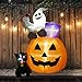 SUPERJARE Hallween Punpkin and Dog - Large