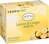 Twinings Lemon and Ginger Herbal Tea, Keurig K-Cups, 24 Count