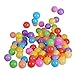 Babrit Pack of 100 Phthalate Free BPA Free Crush Proof Plastic Ball Ocean Balls Pit Balls - 6 Bright Colors