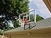 Roof King Platinum: Garage Roof-Mount Basketball Hoop System with 60 Inch backboard, Durable Steel Universal Bracket and High-Quality Break-Away Rim Combo