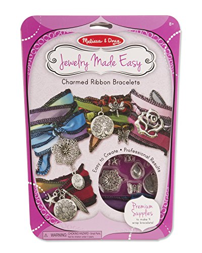 Melissa & Doug Jewelry Made Easy Charmed Ribbon Bracelets