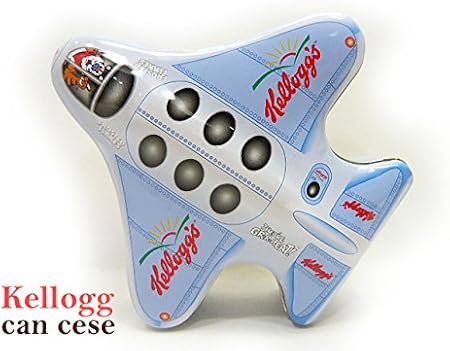 Amazon 飛行機型 ケロッグ トニー 缶ケース 小物入れ キャラクター雑貨 インテリア おもちゃ トニーザタイガー おもちゃ雑貨 おもちゃ