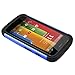 MOTO G case,ECShock Absorbing Dual Layer Hybrid Case, Heavy Duty Protective Armor Case Cover for Motorola Moto G with Sreen Protector and Stylus Pen (Dark Blue)