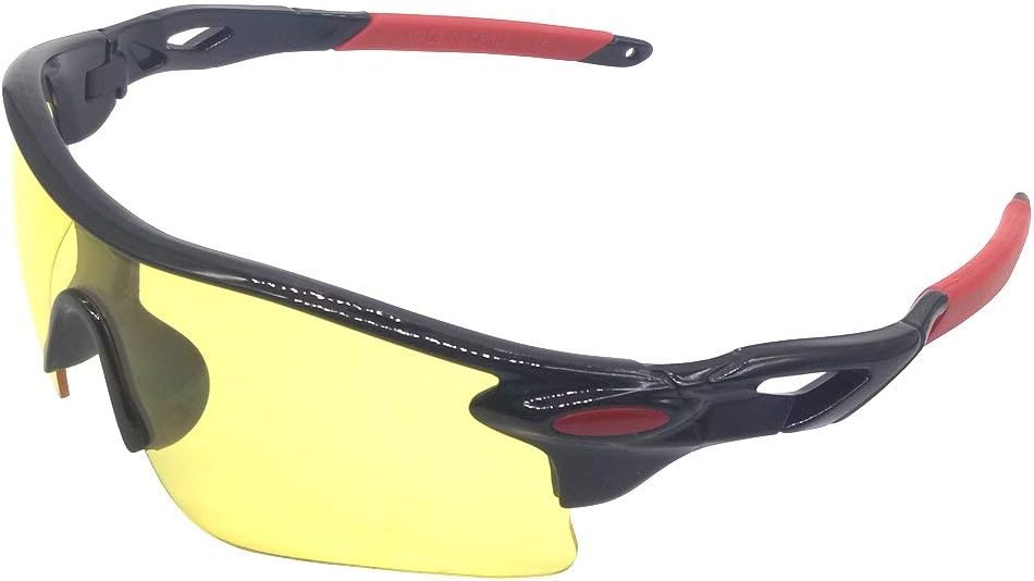 MINGZE Safety Glasses with Clear Anti Fog Scratch Resistant Wrap-Around Lenses and No-Slip Grips, UV Protection - Image 3