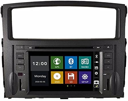 7" in-dash Car DVD player with GPS navigation,free map, USB/SD,AUX,BT/TV,CANBUS,audio Radio stereo,car multimedia headunit for Mitsubishi pajero