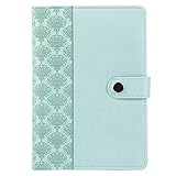 C.R. Gibson Debossed Leatherette Ruled Journal - Light Blue (MJ16-15959AZ)
