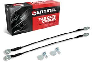 S Sentinel Parts Support Tailgate Cable Left and Right 21 1/8 Inch Compatible with Ford F150 F250 F350 F450 F550 Replaces # 3L3Z-9943053-AA
