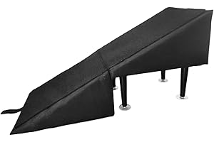 Fenteer Dog Stair 2 in 1 Design Stool Versatile Portable Comfortable High Bed Climbing Dog Ramp for Indoor Use Couch Puppy So